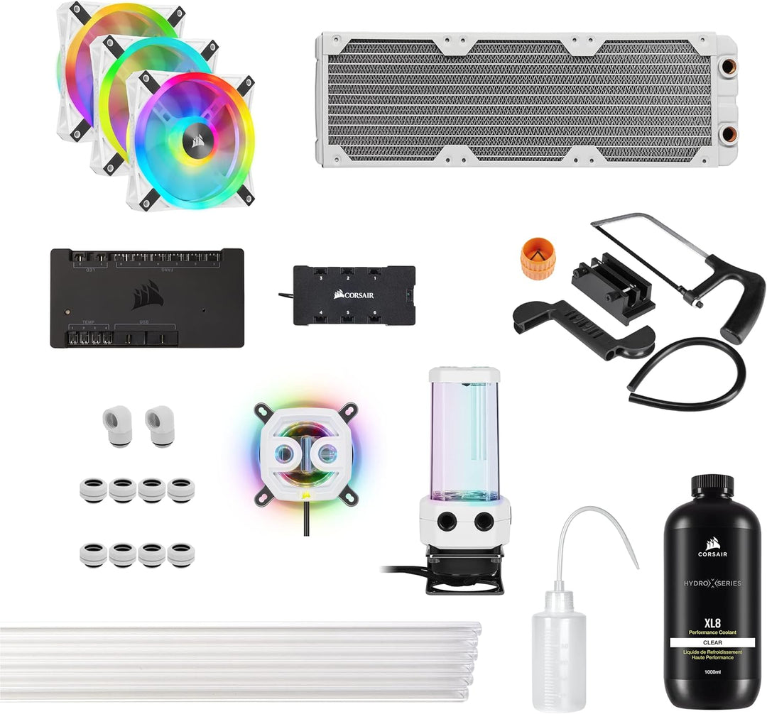 Corsair Hydro X Series iCUE XH305i RGB PRO Individuelles Kühlungs-Kit (Hardline-CPU-Kühlkreislauf, C