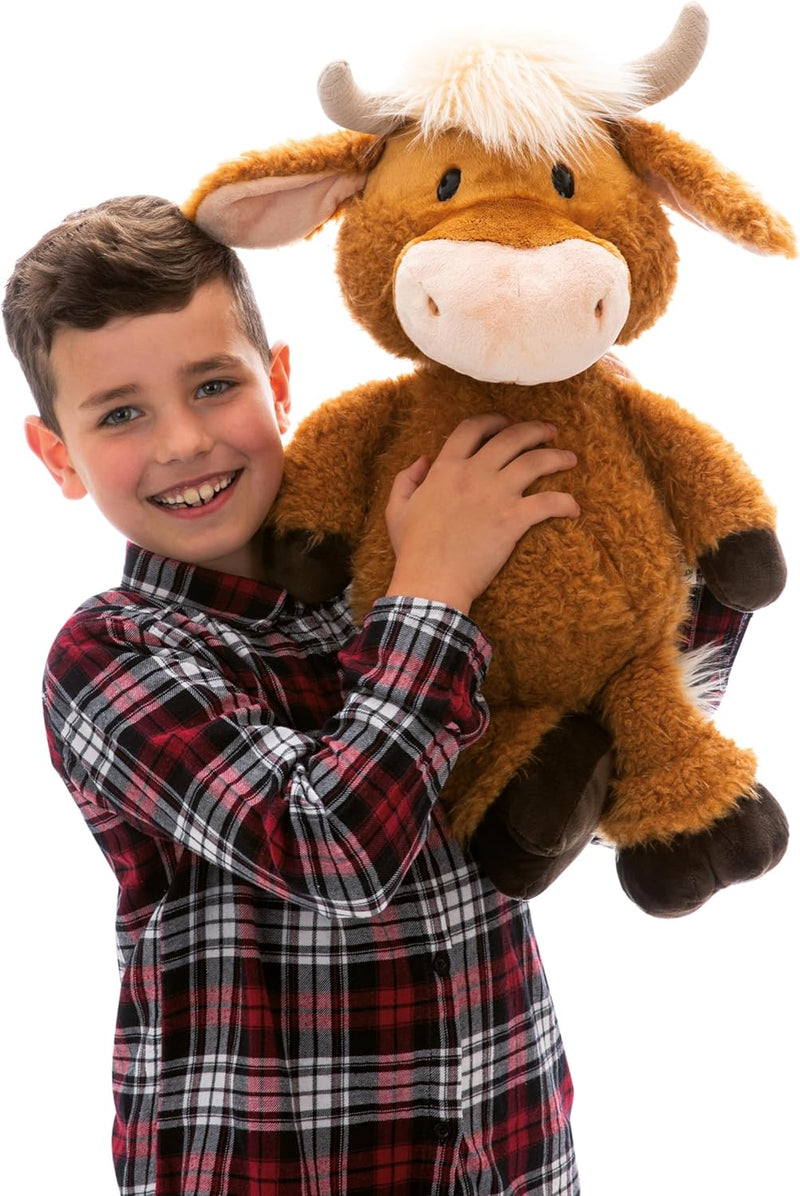 NICI Kuscheltier Hochlandrind McMooray 53cm braun - Stofftier aus weichem Plüsch, niedliches Plüscht