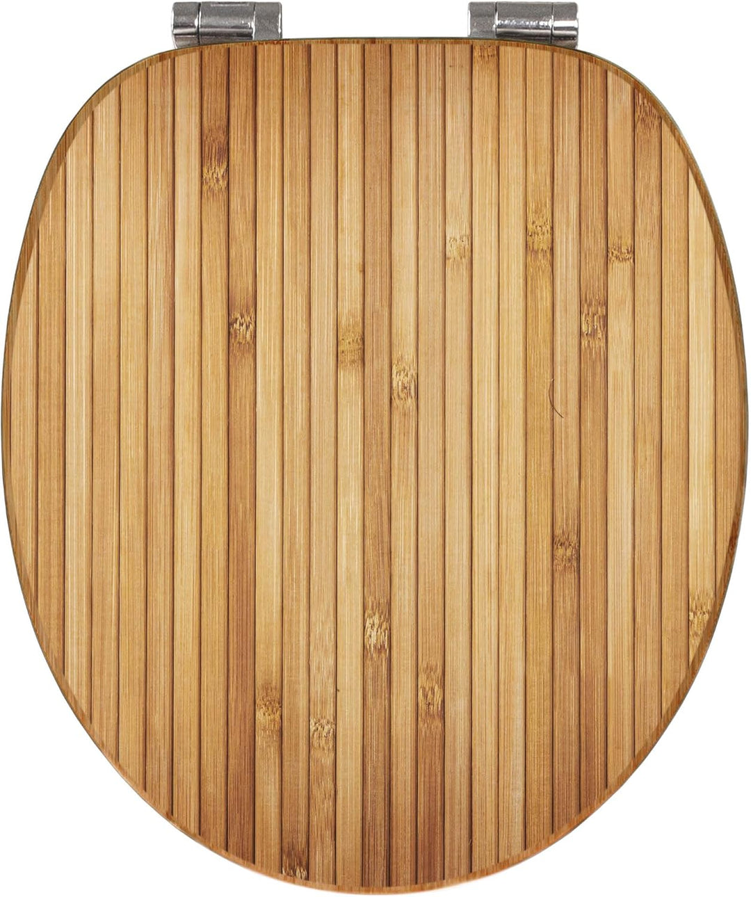 banjado Design WC Sitz Bambus Absenkautomatik 45,8x37,5cm - Toilettendeckel mit Absenkautomatik Holz