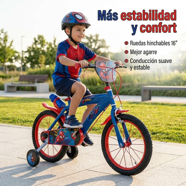 TOIMSA Fahrrad 16 Zoll Spiderman Huffy 5/8 Jahre