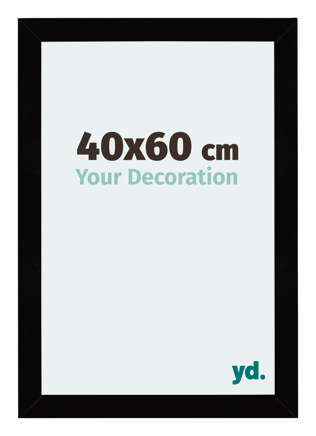 yd. Your Decoration - Bilderrahmen 40x60 cm - Bilderrahmen aus MDF mit Acrylglas - Antireflex - Ausg