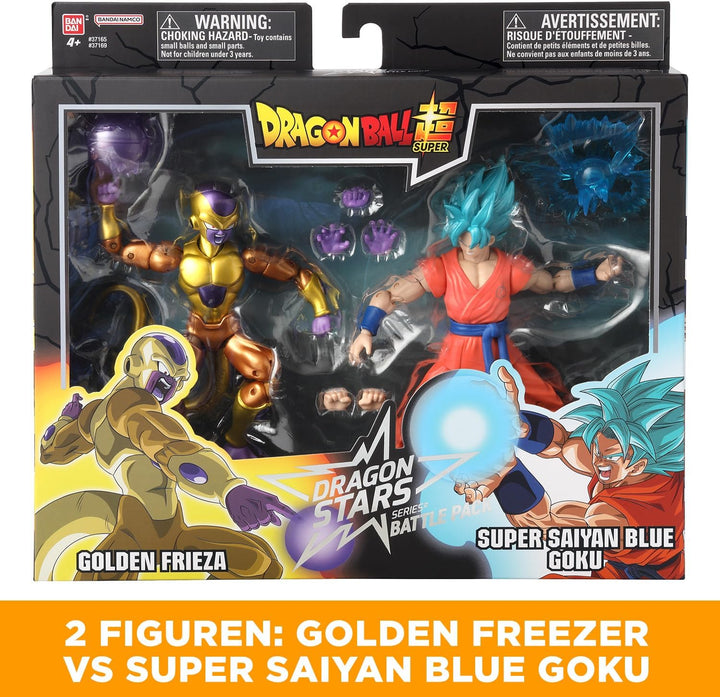 BANDAI - Dragon Stars Figuren - Dragonball Super - 17cm - Battle Pack - Golden Freezer vs Super Saiy