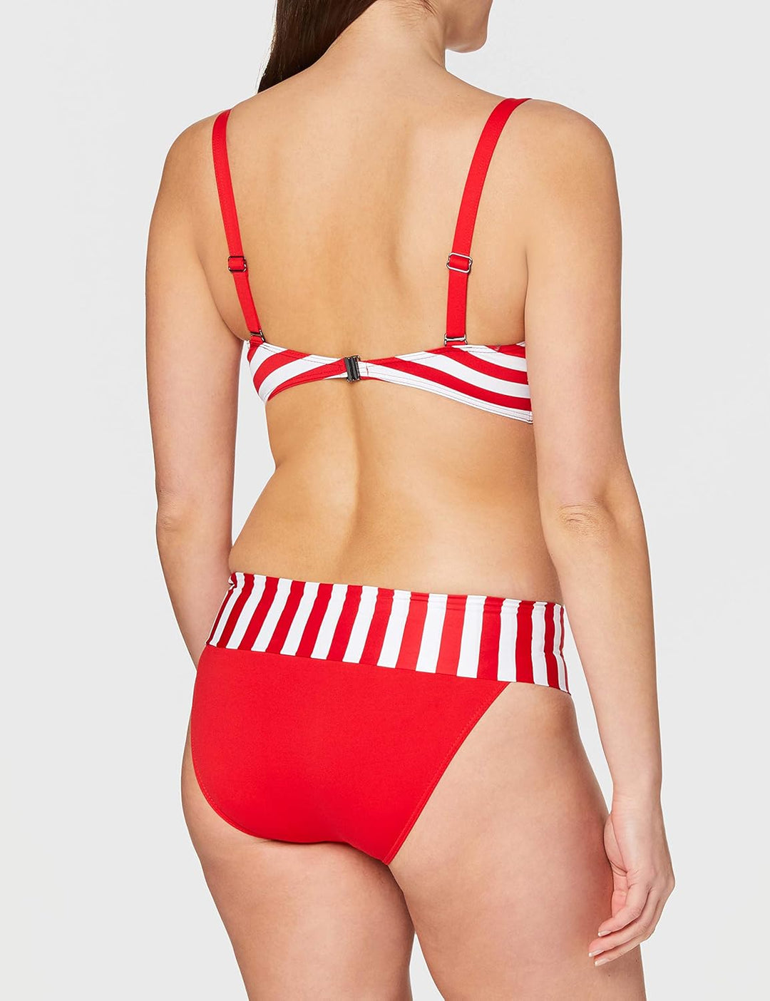 Haute pression Damen Bikini-Set Y8013 XXL Rot (Rayé Rouge), XXL Rot (Rayé Rouge)
