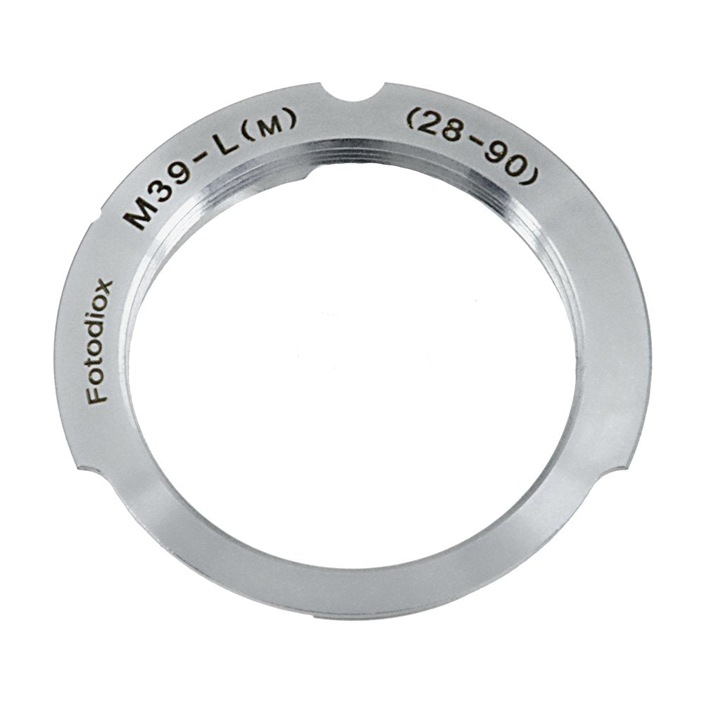 Fotodiox Lens Mount Adapter Compatible with M39/L39 (28/90mm Frame Line) Lenses on Leica M-Mount Cam