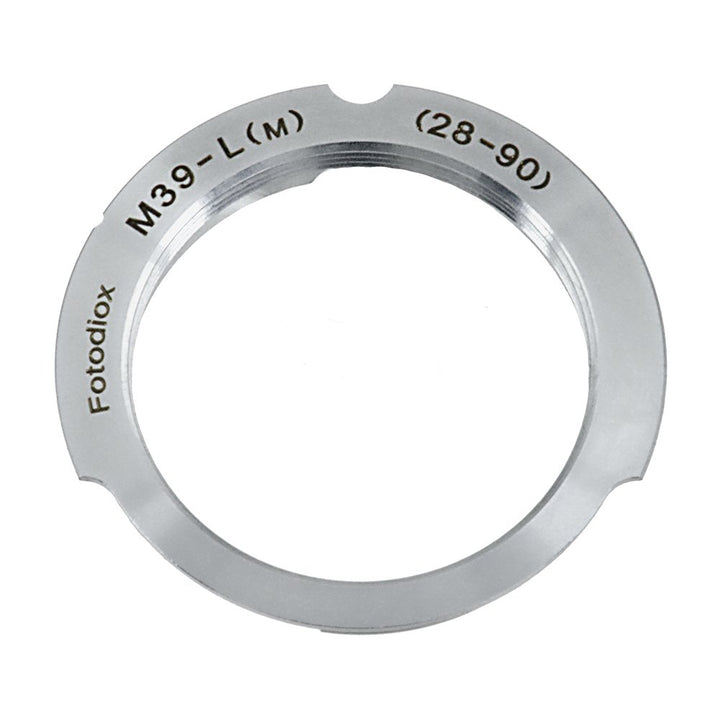 Fotodiox Lens Mount Adapter Compatible with M39/L39 (28/90mm Frame Line) Lenses on Leica M-Mount Cam