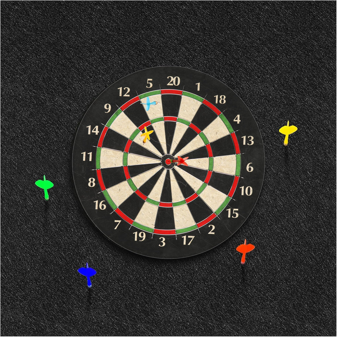 KEAGAN Dartboard-Wandschutz, Filz-Dartboard-Wandschutz, selbstklebend, gespleisst, Wandumrandung für