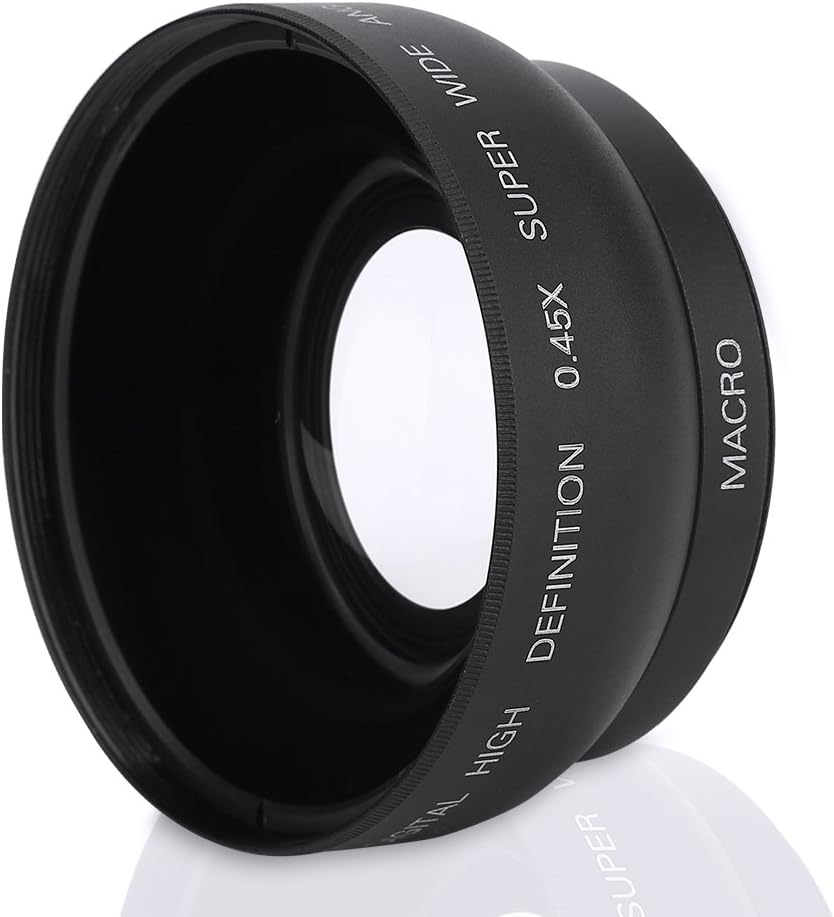 143 Weitwinkel-Objektiv 52 mm 0,45 x, Universal-Konvertierungsobjektiv 52 mm für Fotoapparate/Canon/