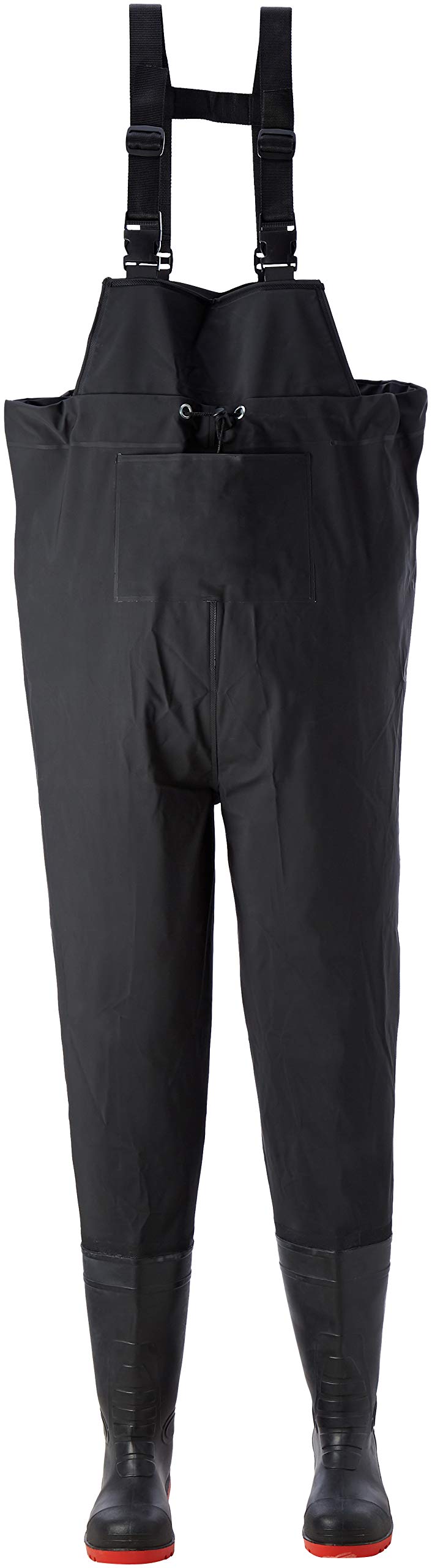 Portwest Sicherheits Brust-Watstiefel S5, Grösse: 44, Farbe: Schwarz, FW74BKR44