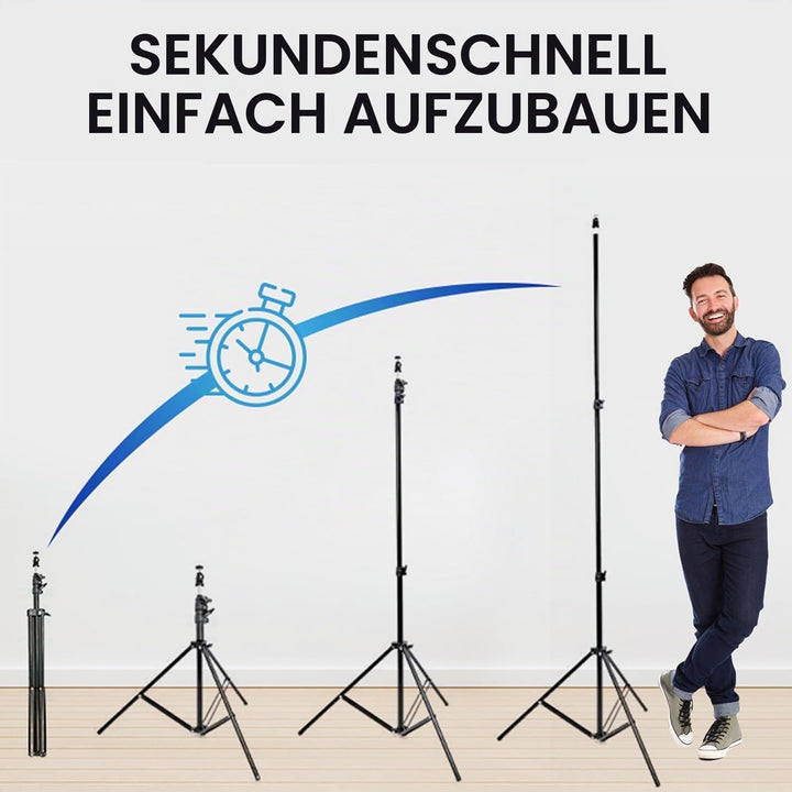 Skywin VR Stativ Ständer (2er-Set) – Kompatibel mit gängigen VR-Basisstationen &amp; Tracking-Sensoren –