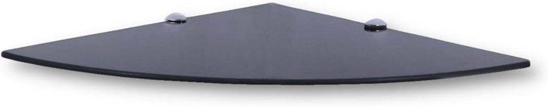 Euro Tische Glas Eckregal 45x45cm, Wandregal für Badezimmer, Duschregal Bad, Glas Badregal mit 6mm E