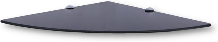 Euro Tische Glas Eckregal 45x45cm, Wandregal für Badezimmer, Duschregal Bad, Glas Badregal mit 6mm E