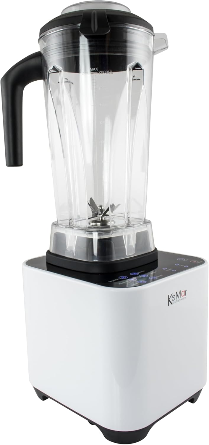 Hochleistungstandmixer (1.500W, 30.000 U/min 6 Programme, Touch Bedienung, inkl. 1L und 2L Behälter