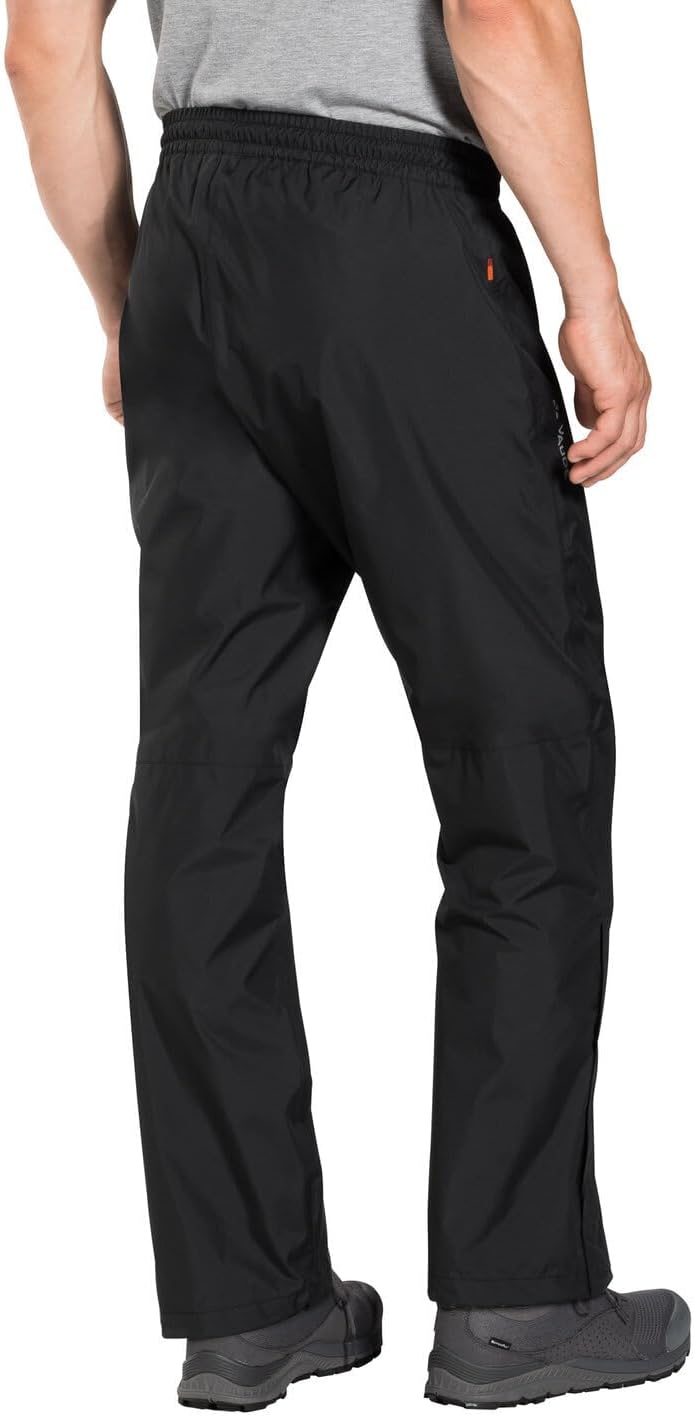 VAUDE Regenhose Escape 2.5L Pants, wasserdicht, winddicht und atmungsaktiv, kleines Packmass, black