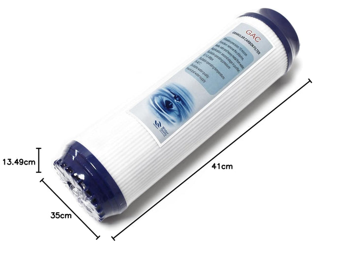 TR203 3-stufiger Counter Top Wasserfilter 5µ Feinfilter Filter 5µ Aktivkohle Blockfilter & Granulat