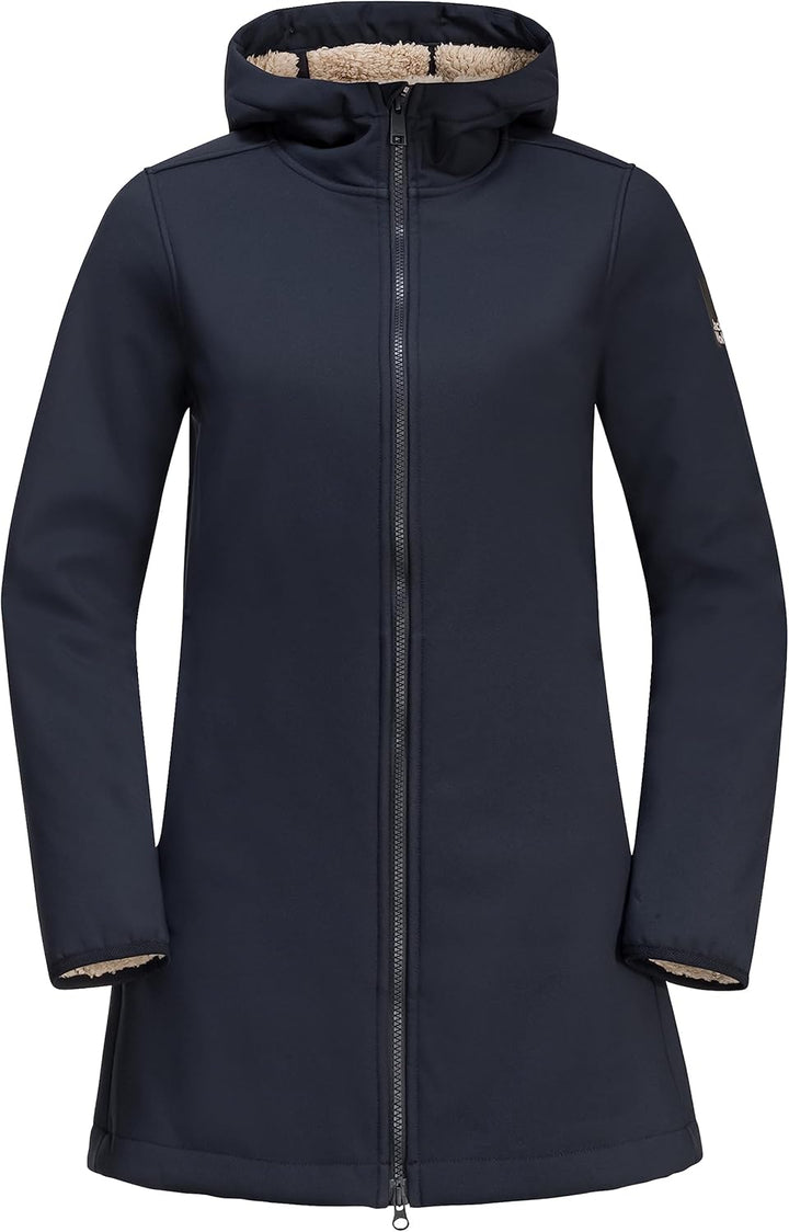 Jack Wolfskin Damen Windland Coat W Softshellmantel S night blue, S night blue