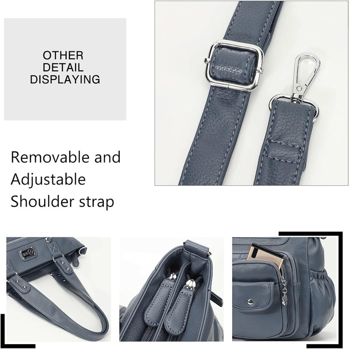 KL928 Handtasche Damen Tasche Umhängetasche Schultertasche Damentaschen gross für Damen Frauentasche