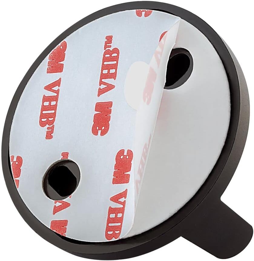 Tiger Tune Toilettenpapierhalter mit Deckel, Montage ohne Bohren dank integrierter Klebefolie, optio