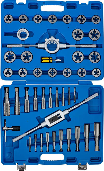 BGS 1898 | Gewindeschneid-Satz | 45-tlg. | 1/4" - 1" | Zoll | inkl. Kunststoff-Koffer 45-tlg. | Zoll