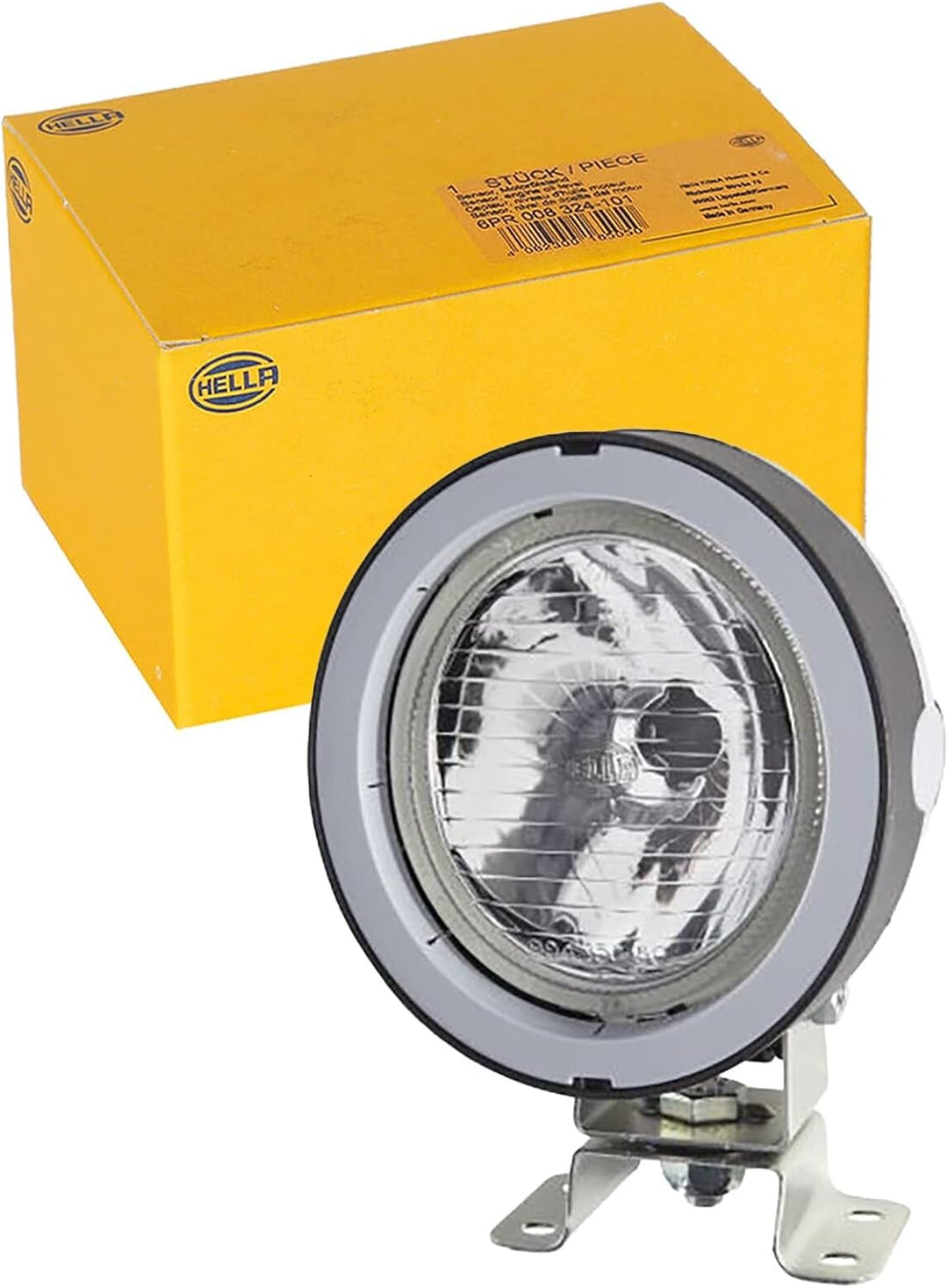 HELLA - Halogen-Arbeitsscheinwerfer - Mega Beam - 12/24V - geschraubt/Anbau/Schraubanschluss - 4-Pun