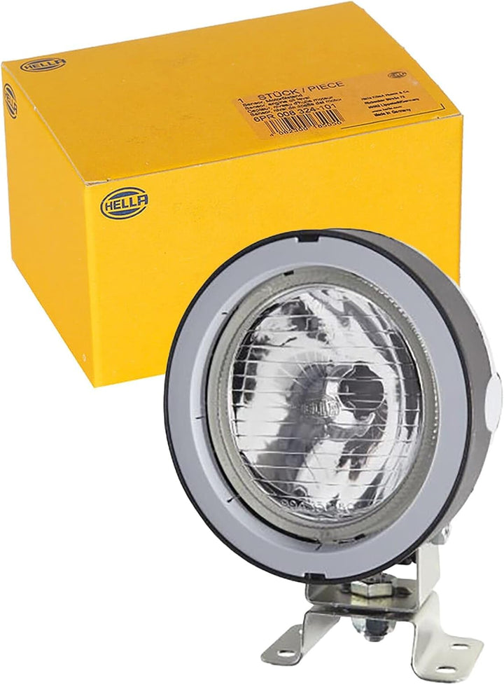 HELLA - Halogen-Arbeitsscheinwerfer - Mega Beam - 12/24V - geschraubt/Anbau/Schraubanschluss - 4-Pun