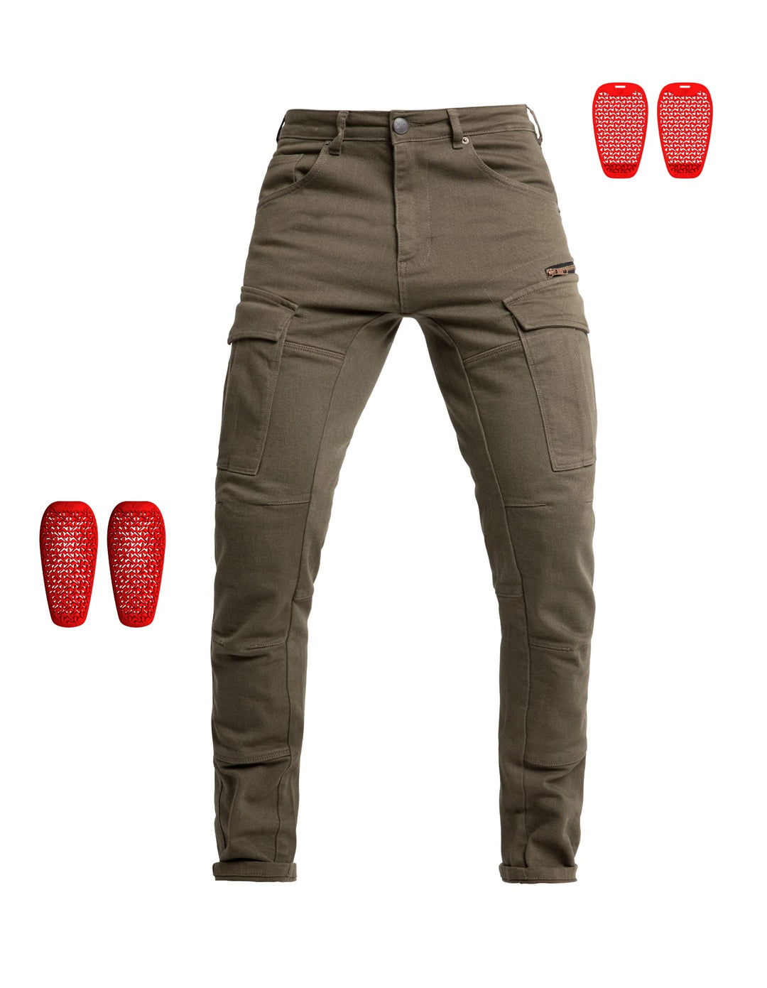 John Doe Defender - Monolayer |CE - Zertifizierung AAA | Motorradhose| Atmungsaktiv | Cargo Hose | H
