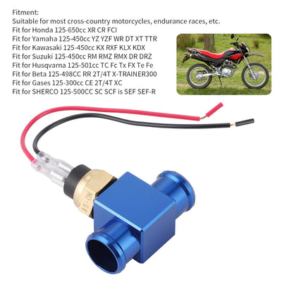 Thermostat Wassertemperaturschalter Kühlerlüfter Temperatursensor für Motorrad ATV Geländewagen Temp