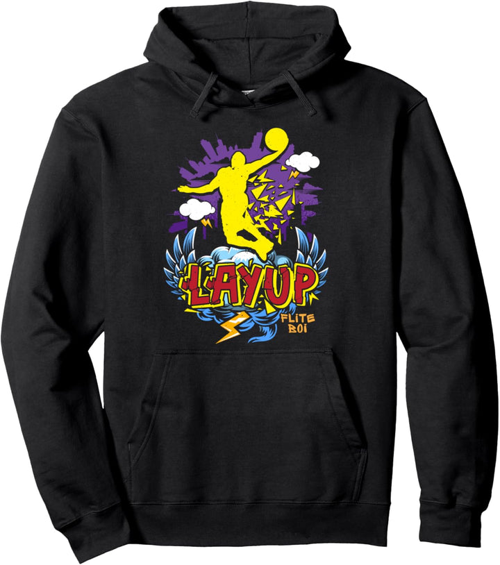 Flite Boi Sportliche Sportbekleidung Layup Basketball Pullover Hoodie