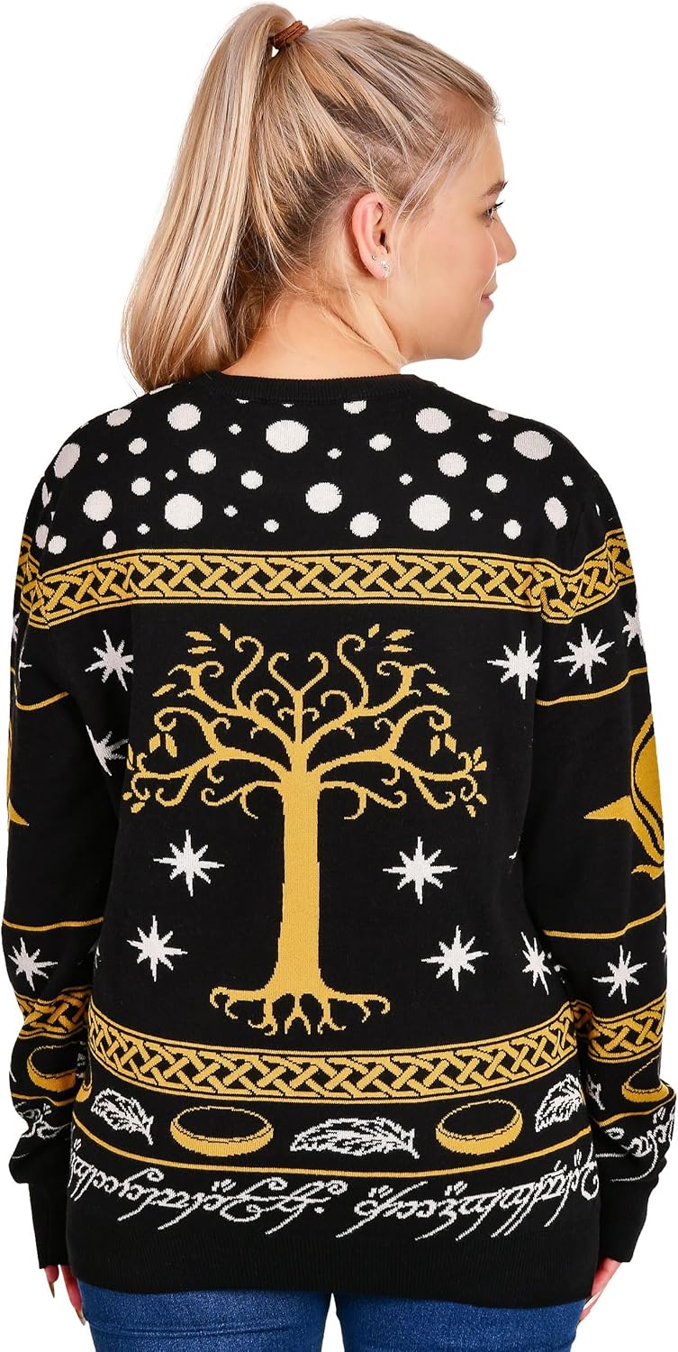 Elbenwald Strickpullover Weihnachten in verschiedenen Designs für Herren Damen Unisex Baumwolle Mehr