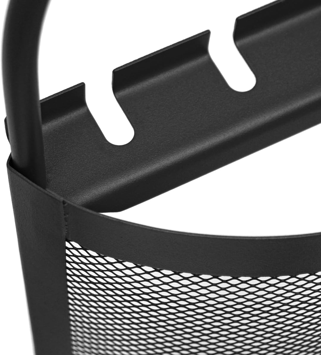 raik R1001 Kaminbesteck Albert, 4-teilig, schwarz, Edelstahlgriffe, 66 cm