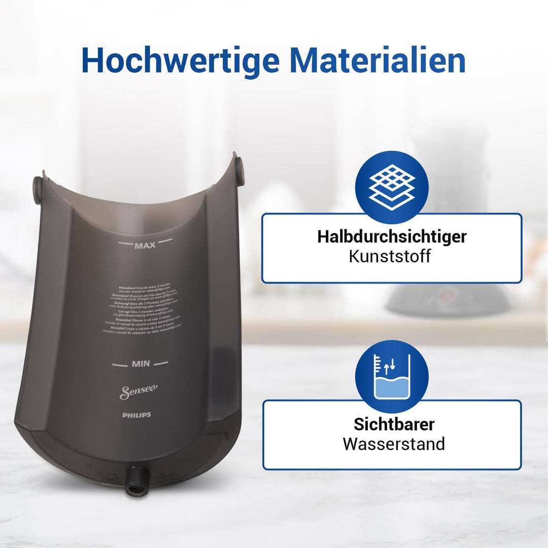 VIOKS Wasserbehälter 0,7 L Ersatz für Philiрs Senseo Wassertank HD5011/01 422225948665 422225948666