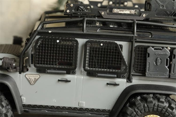Metal Car Windows for Traxxas 1:18 TRX4M Ford Bronco Crawler 97074-1 Upgrades
