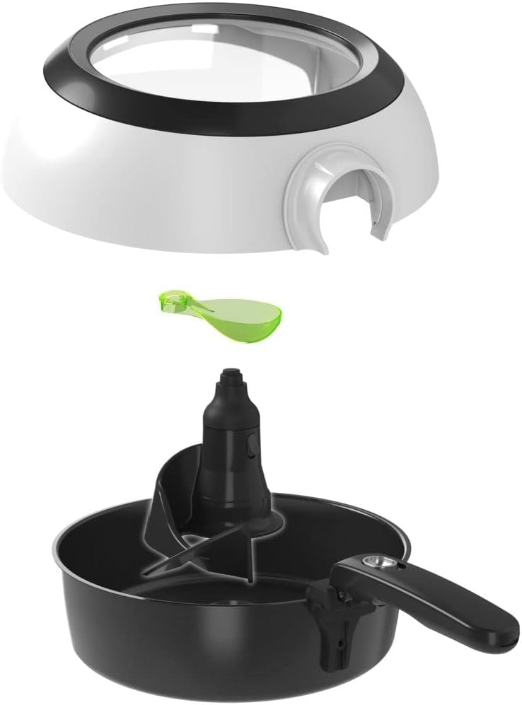 Seb Actifry Genius nur freistehend Hot Air Fryer Fritteuse 1350 W schwarz, weiss (Hot Air Fryer, 1,2