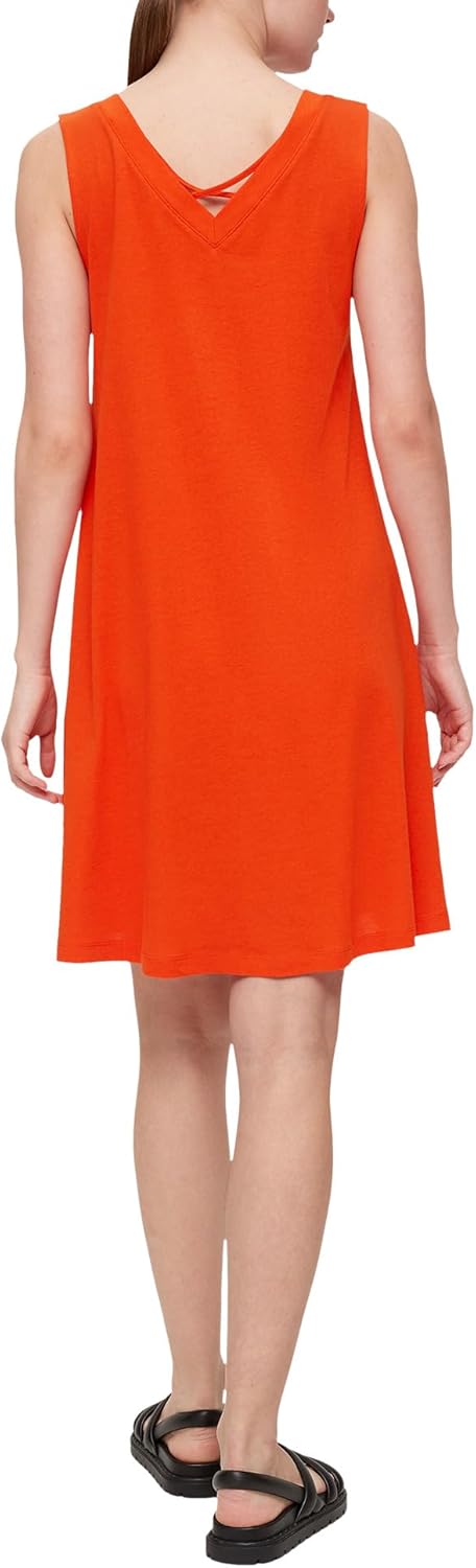 s.Oliver Damen 10.2.11.20.200.2132308 Kleid kurz 36 Orange 2550, 36 Orange 2550