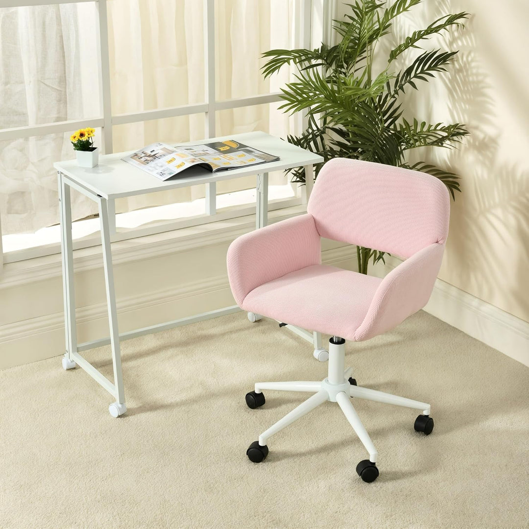 MEUBLE COSY Bürostuhl Ergonomisch Schreibtischstuhl mit höhenverstellbar Armlehnen 360° Drehbar Schm