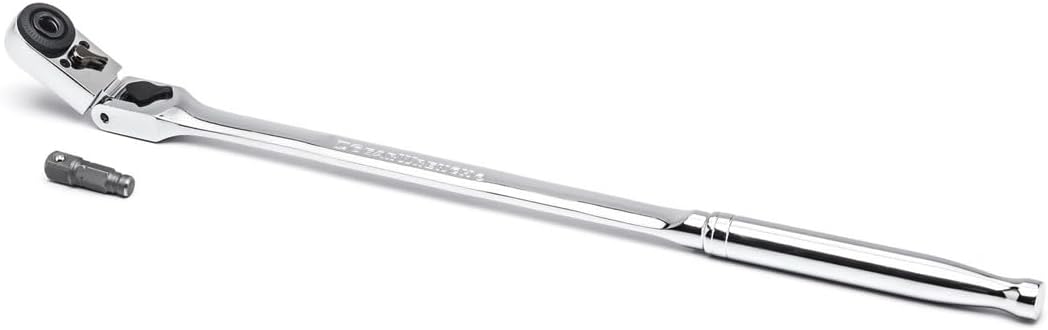 GEARWRENCH 81030 Ratsche, 6,35 mm (1/4 Zoll), 72 Zähne, Schnellverschluss, Flex-Kopf-Ratsche, 30,5 c