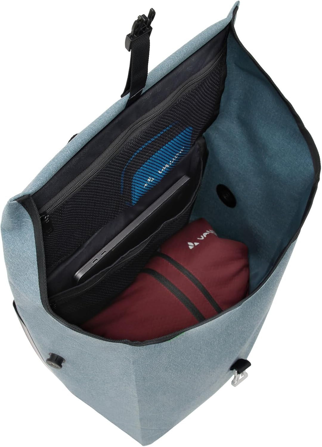 VAUDE Fahrrad Hinterradtasche Recycle Pro Single, 18,5 l Volumen, wasserdicht verschweisst, Made in