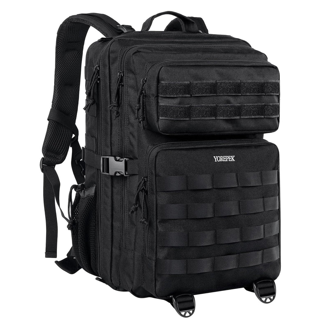 YOREPEK 50L Militär Rucksack Herren, Grosser Taktischer Rucksack Wasserdicht Wanderrucksack Herren O