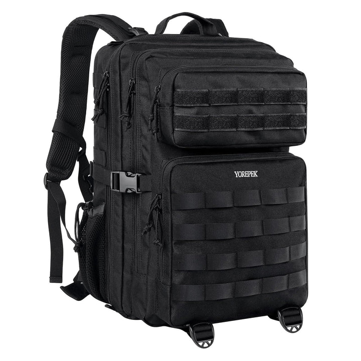 YOREPEK 50L Militär Rucksack Herren, Grosser Taktischer Rucksack Wasserdicht Wanderrucksack Herren O