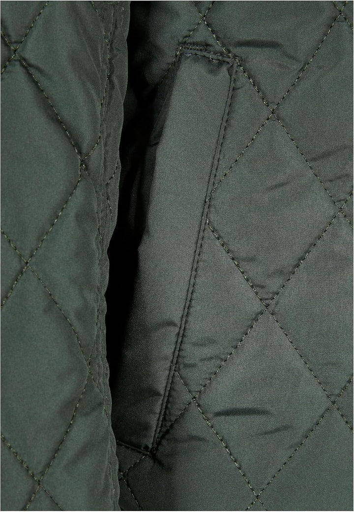 Urban Classics Herren Boys Diamond Quilt Nylon Jacket 122-128 olive, 122-128 olive