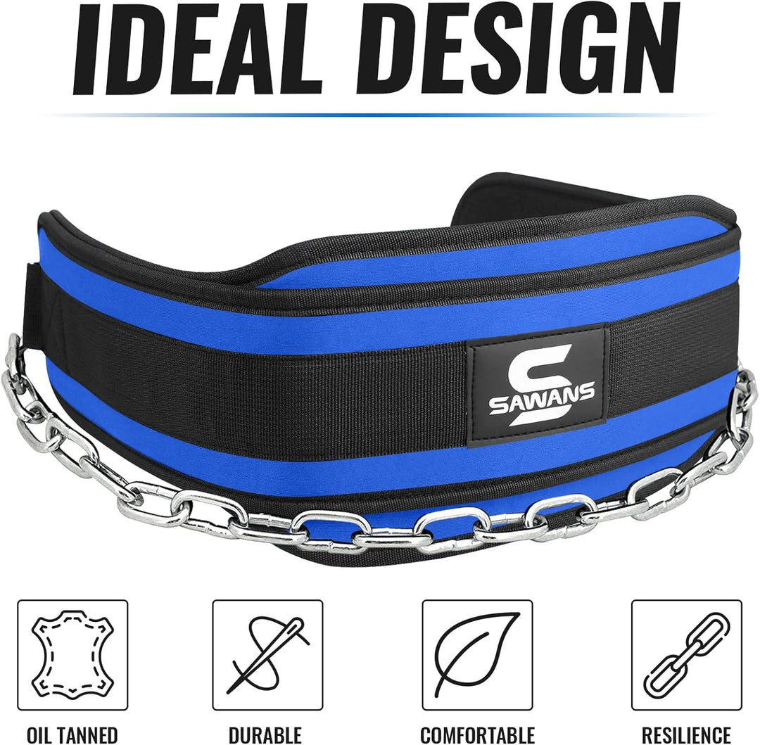 Dip-Gürtel mit 91,4 cm Heavy Duty Bodybuilding Gewichtheben Dip Stahlkette für Klimmzüge Übung Fitne
