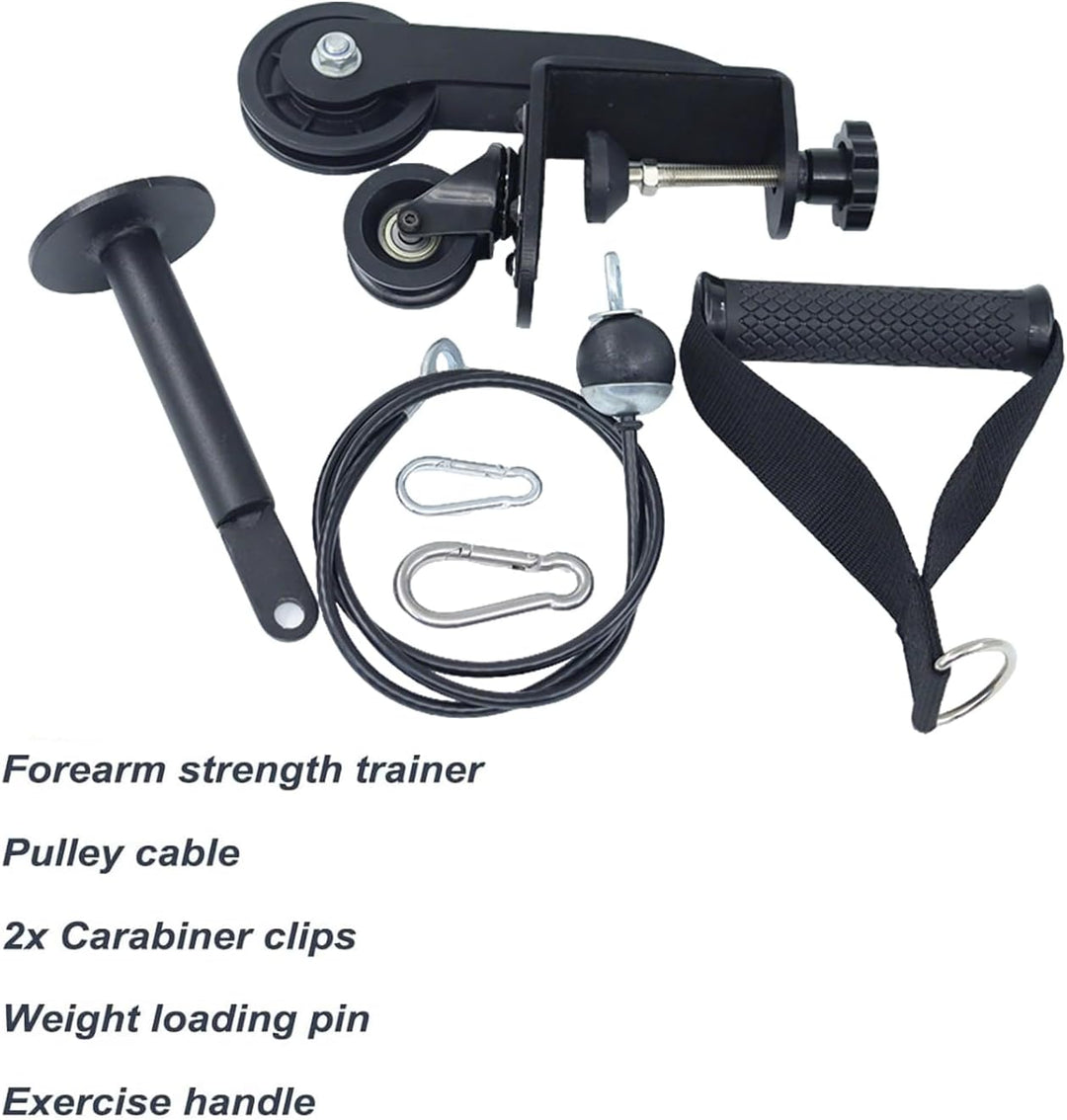Armwrestling Training Equipment,Armdrücken Trainingsgerät,mit verstellbarem 1m Kabel,Handgelenk Unte
