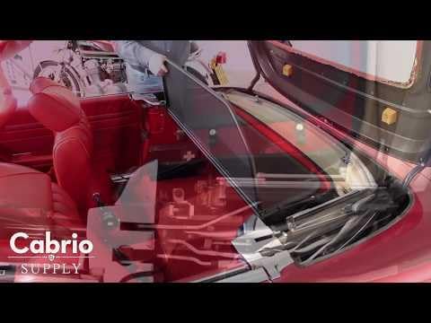 Aperta Windschott passend für Mercedes-Benz SL-Klasse 107 100% Passgenau OEM Qualität Schwarz Windst