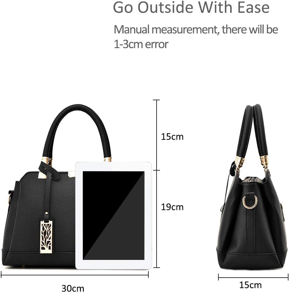 NICOLE & DORIS Damen Handtaschen Elegante Damen Tasche Designe Frauen Umhängetasche PU Weiche Ledert