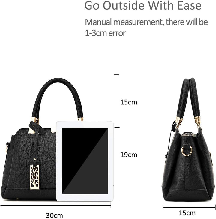 NICOLE & DORIS Damen Handtaschen Elegante Damen Tasche Designe Frauen Umhängetasche PU Weiche Ledert