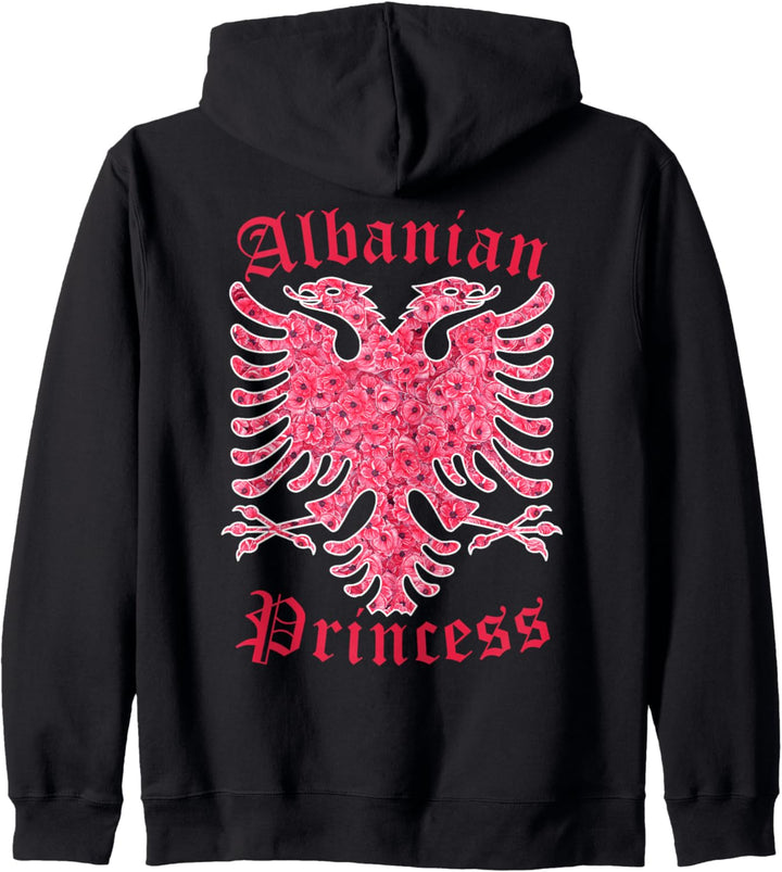 Albanische Prinzessin Albanische Frauen Damen Albanische Mädchen Kapuzenjacke