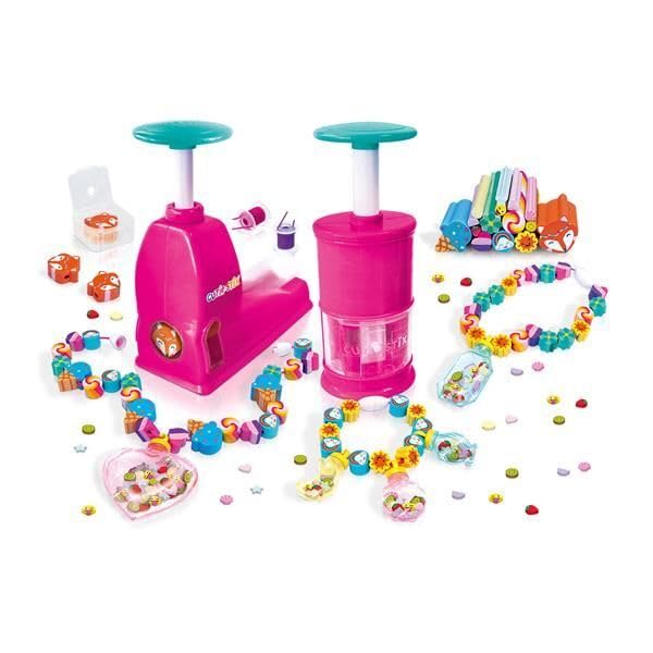 Cutie Stix - Bastelset Mein Kristallschmuck - Kinder-Bastelset für Schmuck - Ab 6 Jahren - Lansay Cu