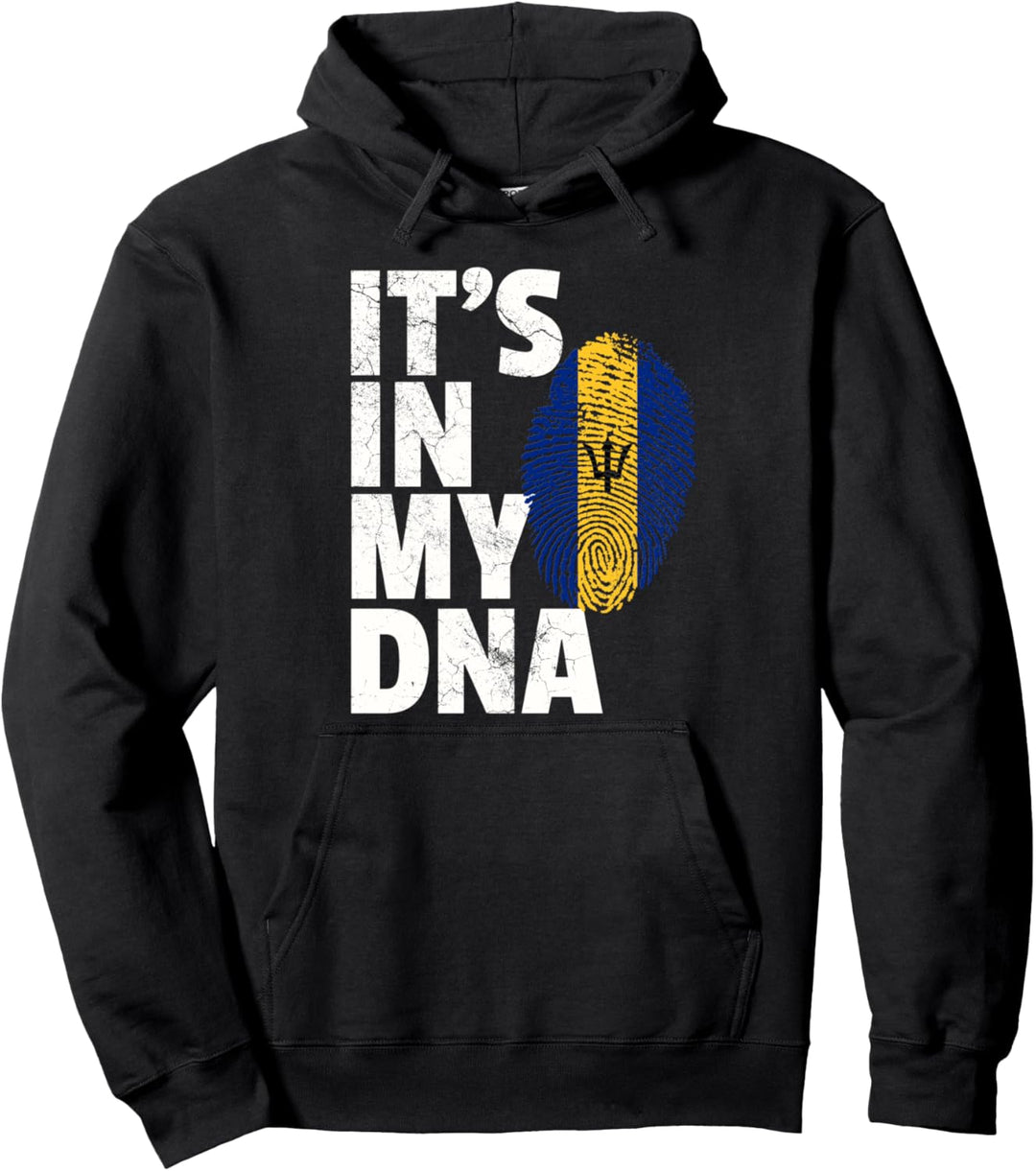 It's In My DNA Barbados Flagge, Stolz National Roots Vintage Pullover Hoodie