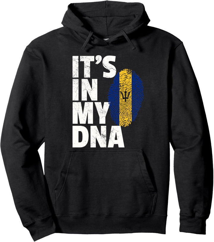 It's In My DNA Barbados Flagge, Stolz National Roots Vintage Pullover Hoodie