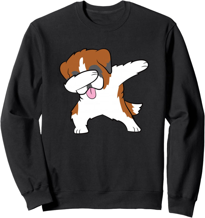 Tupfender Bernhardiner Bernhardiner Sweatshirt