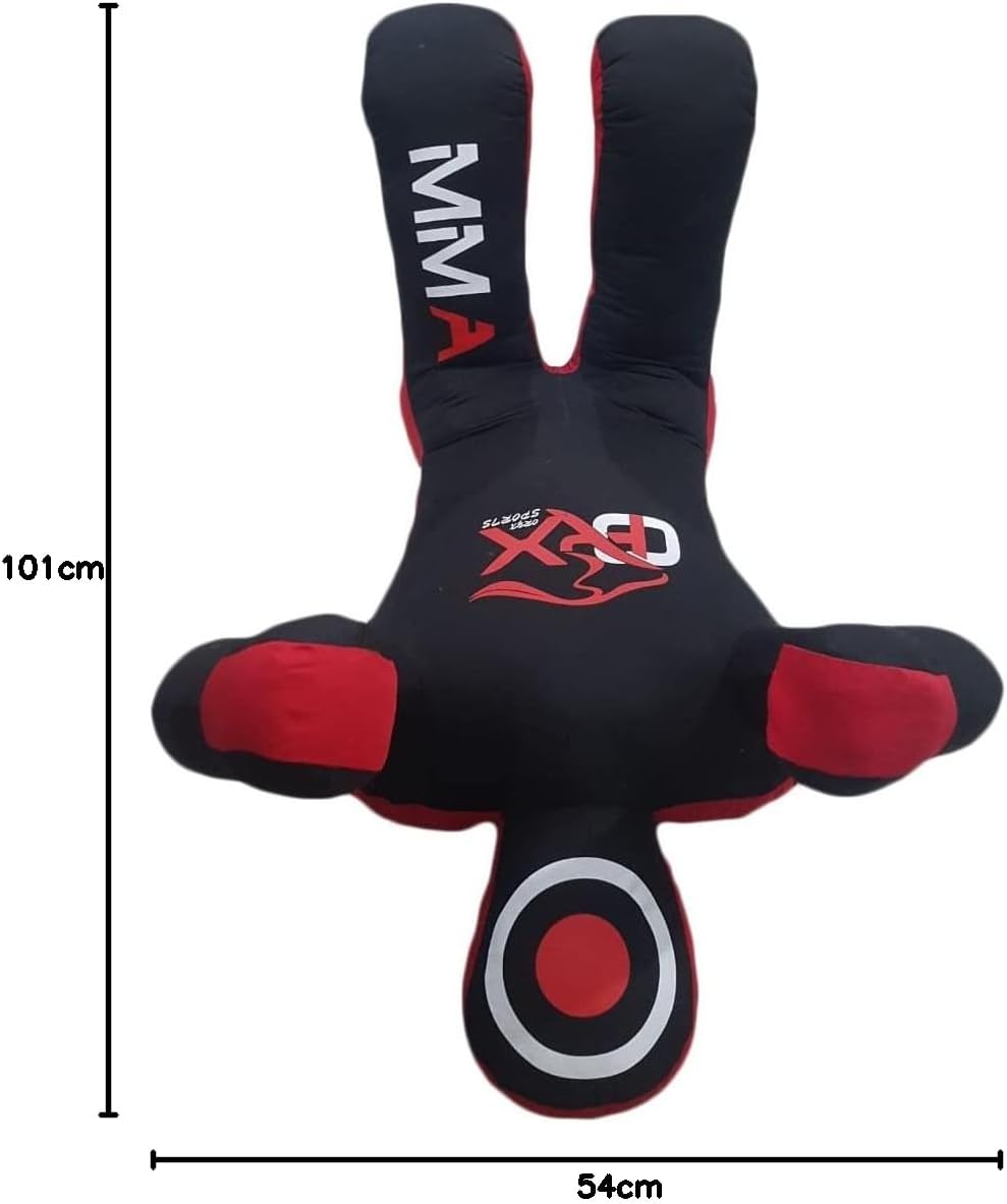 MMA Grappling Dummy Judo Boxsack, MMA BJJ Jiu Jitsu, Sitzposition Hände vorne (unbefüllt, Canvas) 40